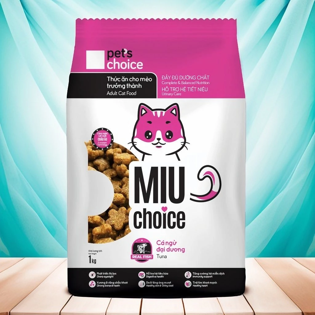 Hạt Cho Mèo Vị Cá Ngừ Miu Choice