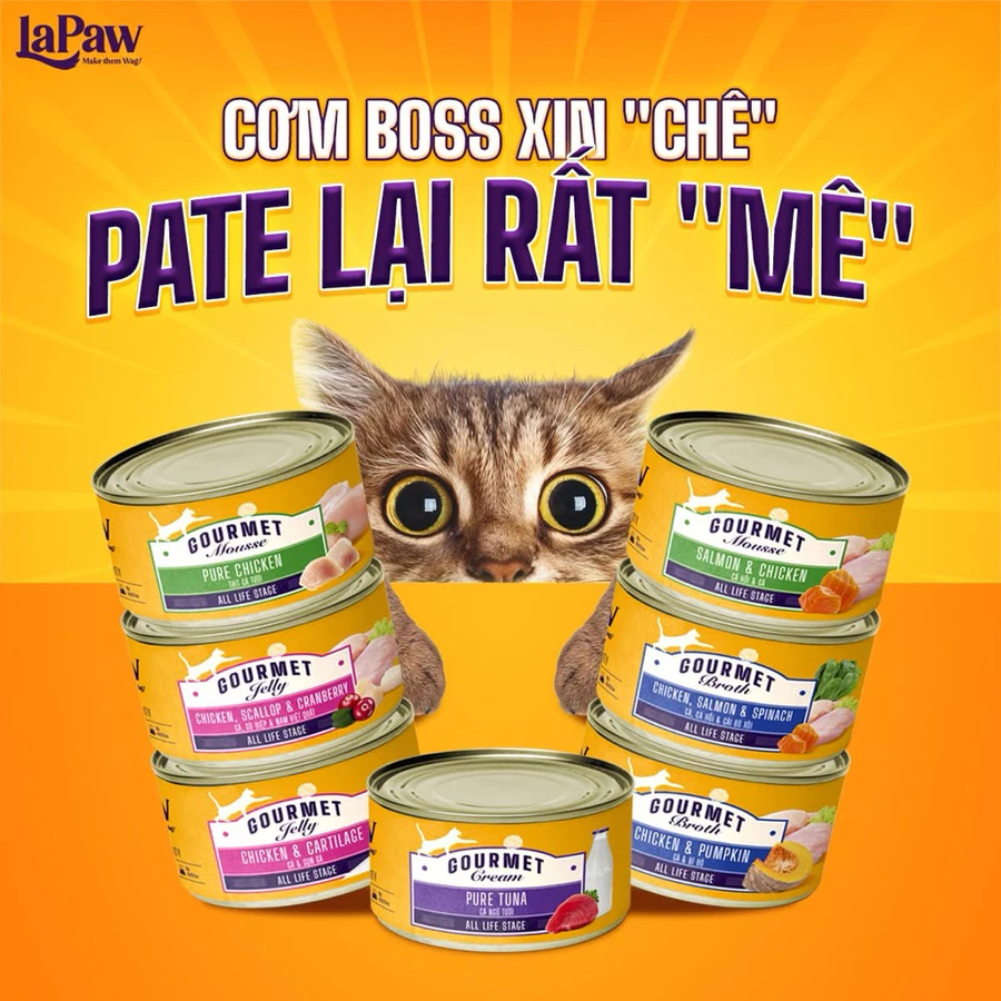 Pate Lapaw siêu ngon dành cho chó mèo